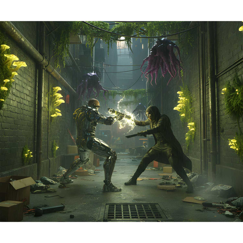 Bio-Luminescent Alley Brawl